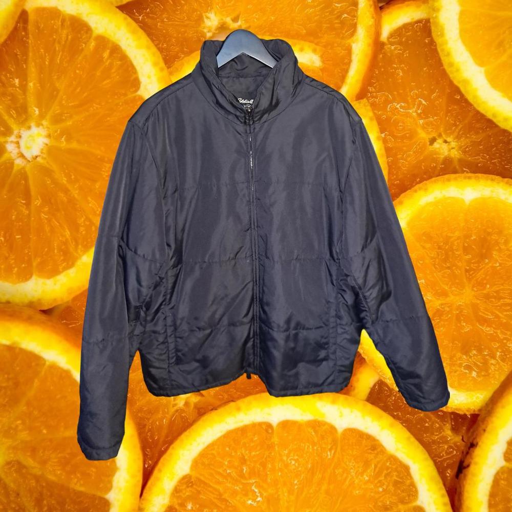 Eddie Bauer Black Full Zipper‎ Jacket Size Large